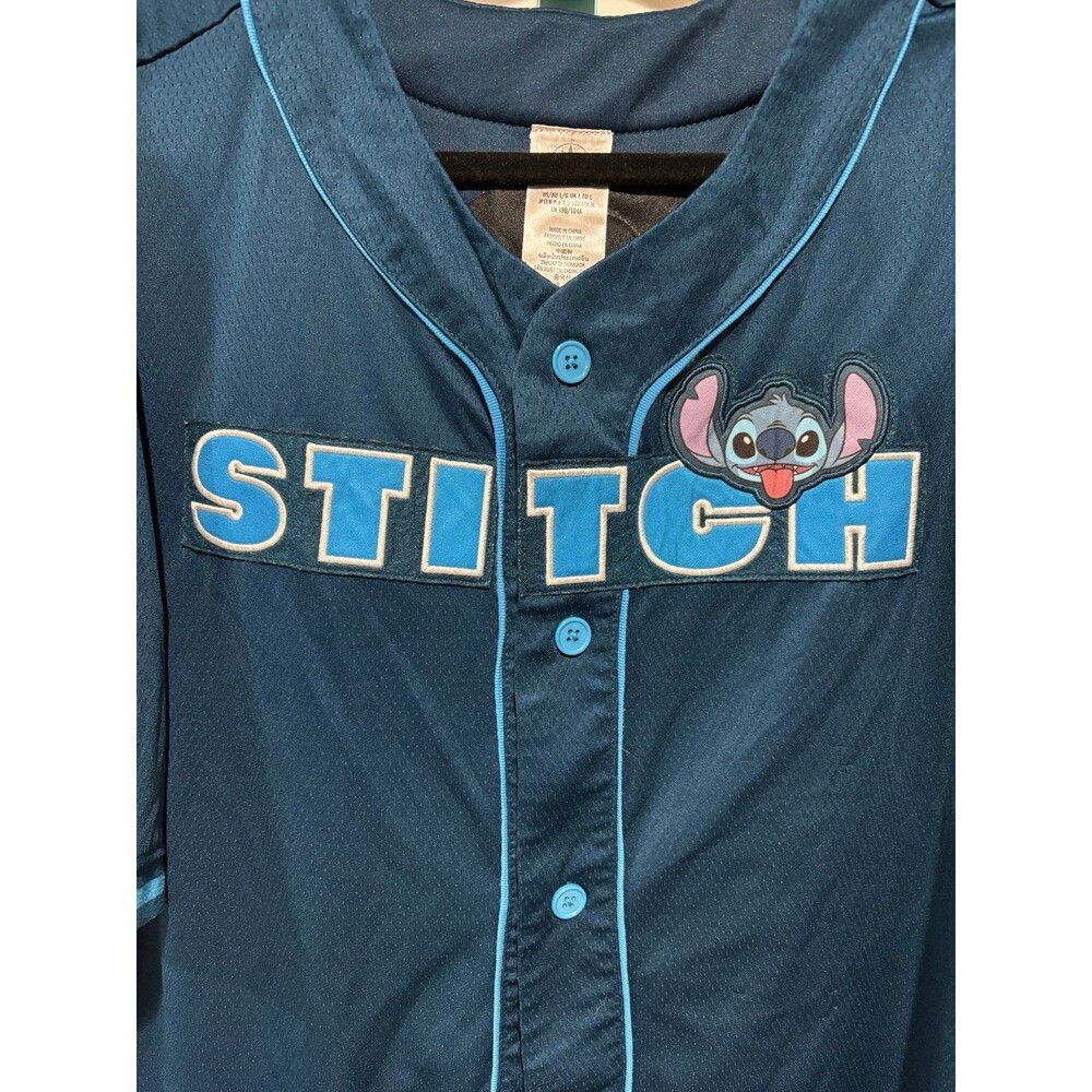 Disney Stitch Blue 626 Baseball Spirit Jersey size L 2025 - Picture 4 of 5